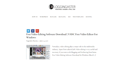 Desktop Screenshot of bloggingaster.com