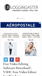 Mobile Screenshot of bloggingaster.com