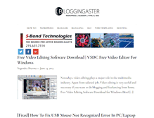 Tablet Screenshot of bloggingaster.com